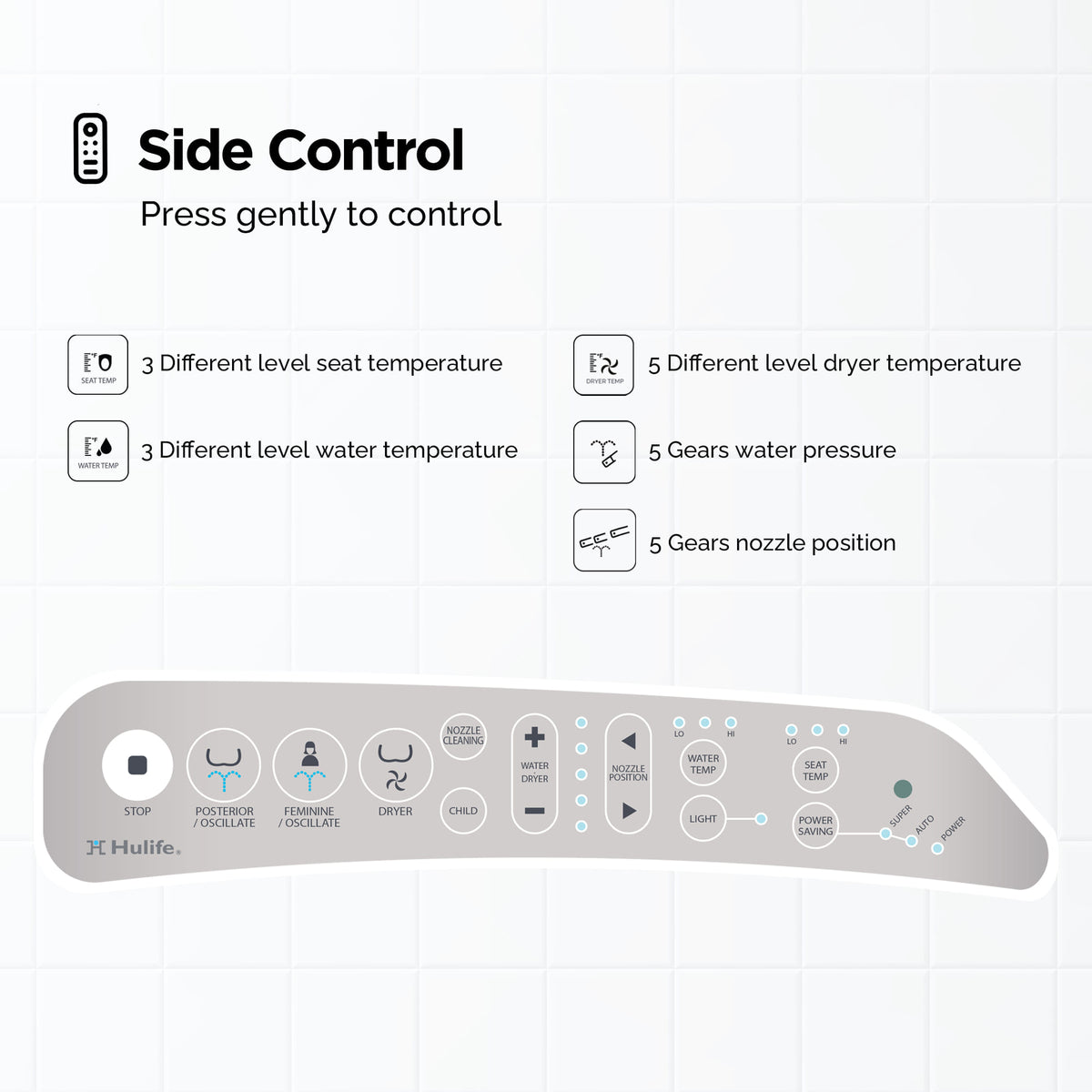 Hulife HLB-4000EC Electric Bidet Seat