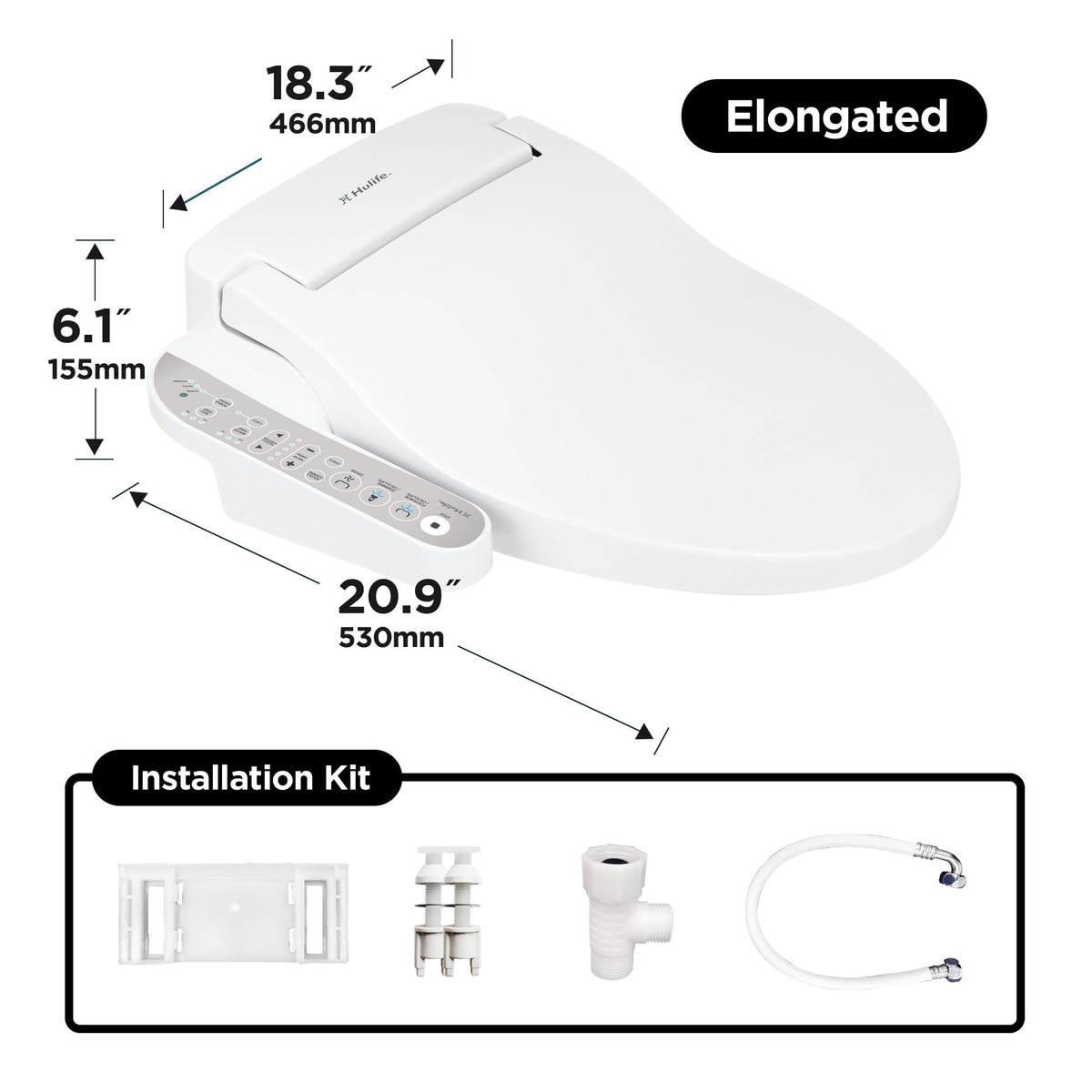 Hulife HLB-4000EC Electric Bidet Seat